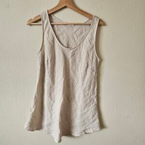 Milio Milano Linen Sleeveless Top M